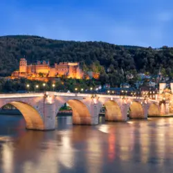 Heidelberg Panorama Nachtaufnahme